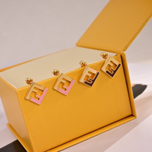 Replica Fendi Earrings For Women #1252466 $27.00 USD for Wholesale