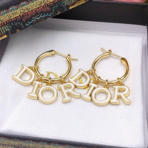 Replica Christian Dior Earrings For Women #1252474 $27.00 USD for Wholesale