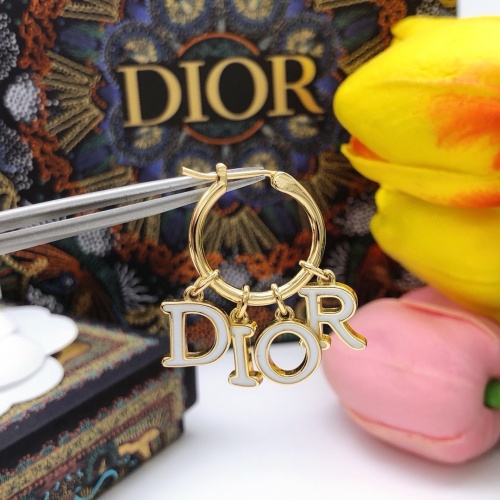 Replica Christian Dior Earrings For Women #1252474 $27.00 USD for Wholesale