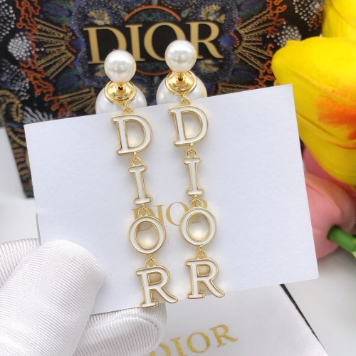 Replica Christian Dior Earrings For Women #1252476 $29.00 USD for Wholesale