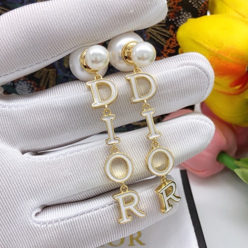 Replica Christian Dior Earrings For Women #1252476 $29.00 USD for Wholesale