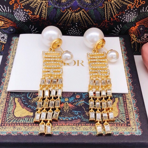 Replica Christian Dior Earrings For Women #1252478 $29.00 USD for Wholesale