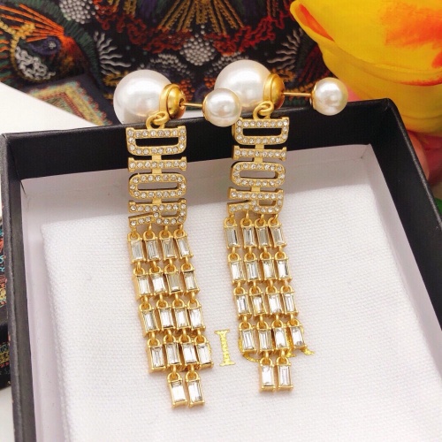 Replica Christian Dior Earrings For Women #1252478 $29.00 USD for Wholesale