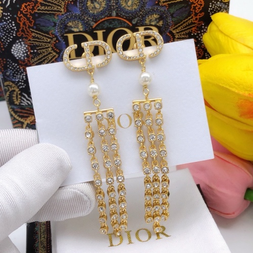 Wholesale Christian Dior Earrings For Women #1252479 $32.00 USD, Wholesale Quality Replica Christian Dior Earrings