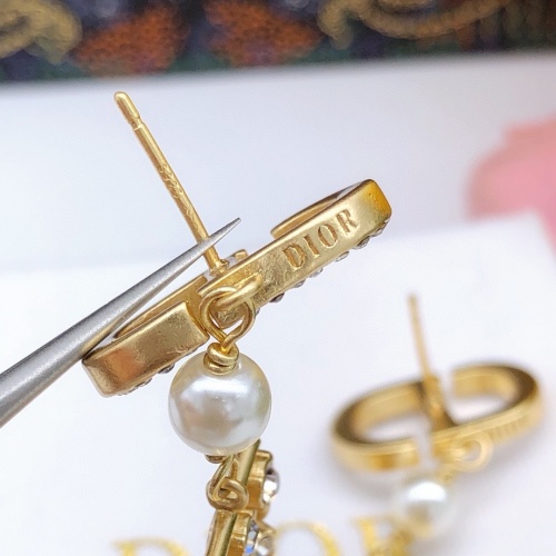 Replica Christian Dior Earrings For Women #1252479 $32.00 USD for Wholesale