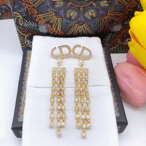 Replica Christian Dior Earrings For Women #1252479 $32.00 USD for Wholesale