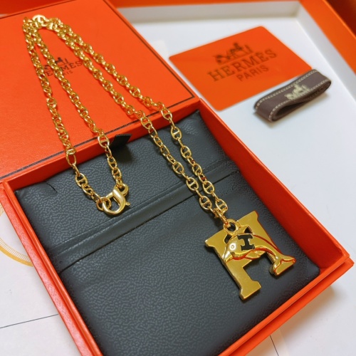 Wholesale Hermes Necklaces #1252544 $42.00 USD, Wholesale Quality Replica Hermes Necklaces