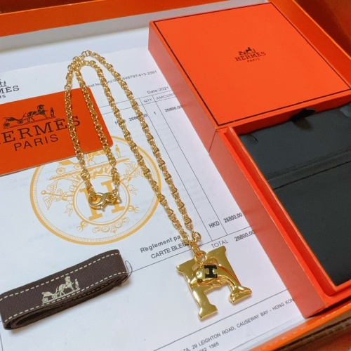 Replica Hermes Necklaces #1252544 $42.00 USD for Wholesale