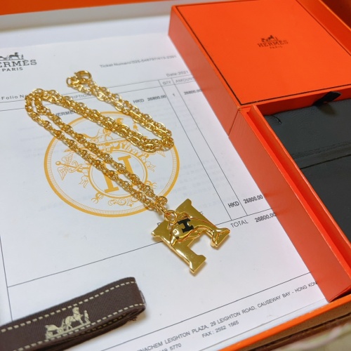 Replica Hermes Necklaces #1252544 $42.00 USD for Wholesale