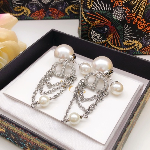 Replica Christian Dior Earrings For Women #1252551 $29.00 USD for Wholesale