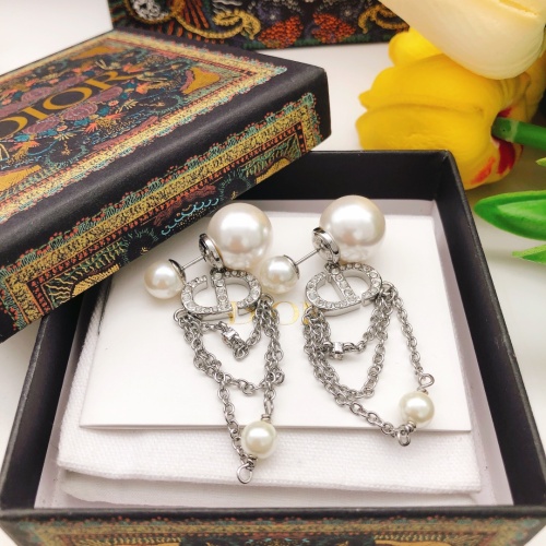 Replica Christian Dior Earrings For Women #1252551 $29.00 USD for Wholesale