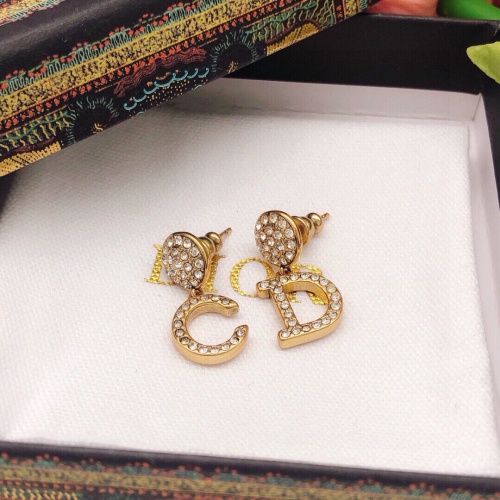 Replica Christian Dior Earrings For Women #1252630 $25.00 USD for Wholesale