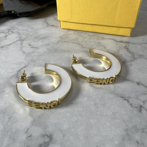 Wholesale Fendi Earrings For Women #1252703 $38.00 USD, Wholesale Quality Replica Fendi Earrings