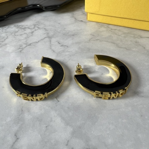 Wholesale Fendi Earrings For Women #1252704 $38.00 USD, Wholesale Quality Replica Fendi Earrings