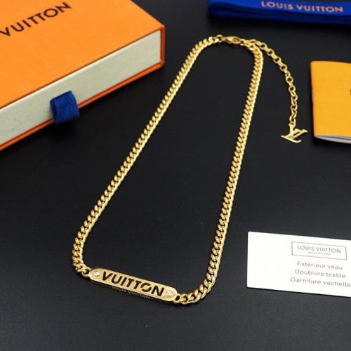 Wholesale Louis Vuitton Necklaces #1252707 $25.00 USD, Wholesale Quality Replica Louis Vuitton Necklaces