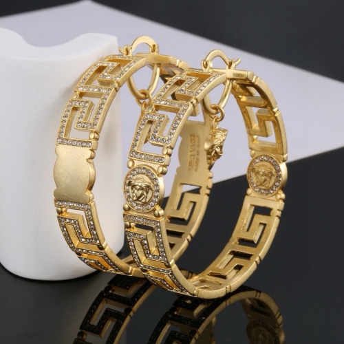 Replica Versace Earrings For Women #1252708 $40.00 USD for Wholesale