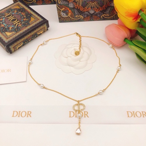 Wholesale Christian Dior Necklaces For Women #1252754 $29.00 USD, Wholesale Quality Replica Christian Dior Necklaces