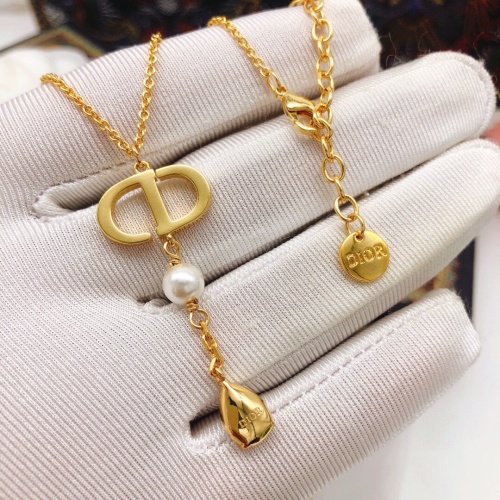 Replica Christian Dior Necklaces For Women #1252754 $29.00 USD for Wholesale