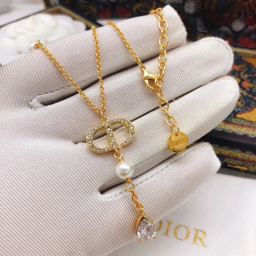 Replica Christian Dior Necklaces For Women #1252754 $29.00 USD for Wholesale