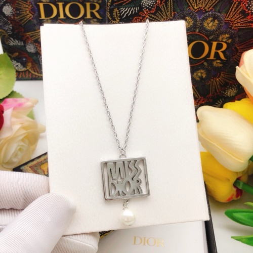 Replica Christian Dior Necklaces #1252756 $29.00 USD for Wholesale