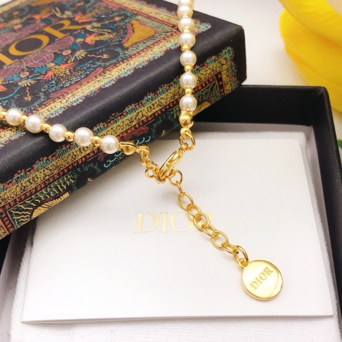 Replica Christian Dior Necklaces For Women #1252768 $29.00 USD for Wholesale