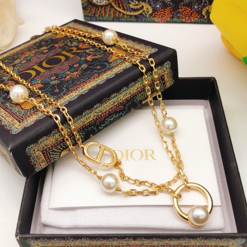 Replica Christian Dior Necklaces #1252770 $29.00 USD for Wholesale