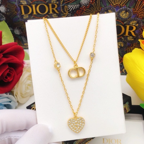 Replica Christian Dior Necklaces #1252773 $32.00 USD for Wholesale