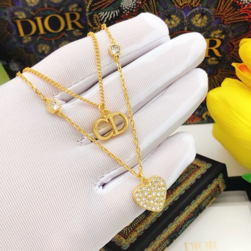 Replica Christian Dior Necklaces #1252773 $32.00 USD for Wholesale