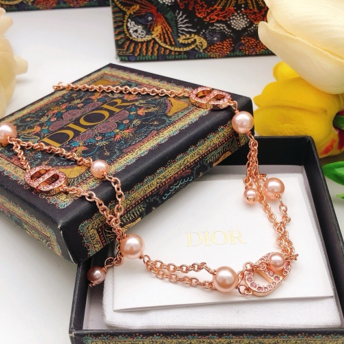 Replica Christian Dior Necklaces #1252776 $32.00 USD for Wholesale