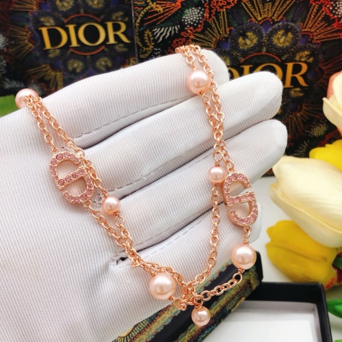 Replica Christian Dior Necklaces #1252776 $32.00 USD for Wholesale