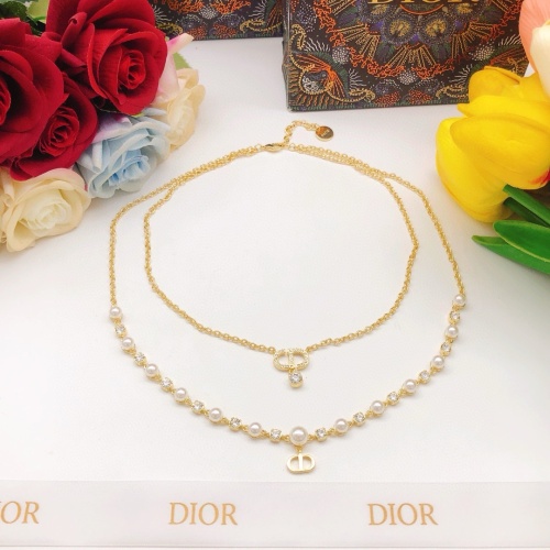 Wholesale Christian Dior Necklaces #1252789 $36.00 USD, Wholesale Quality Replica Christian Dior Necklaces