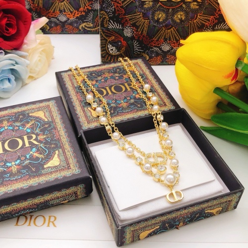 Replica Christian Dior Necklaces #1252789 $36.00 USD for Wholesale