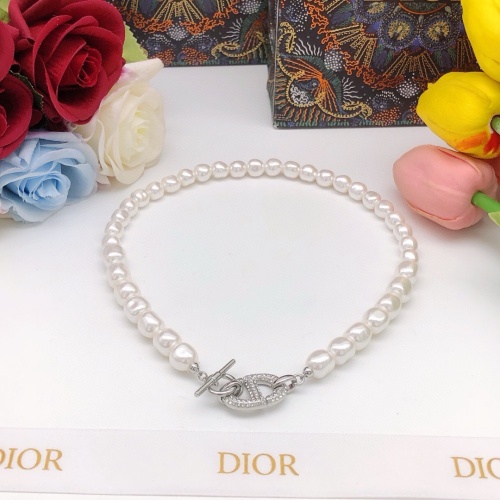 Wholesale Christian Dior Necklaces For Women #1252790 $34.00 USD, Wholesale Quality Replica Christian Dior Necklaces