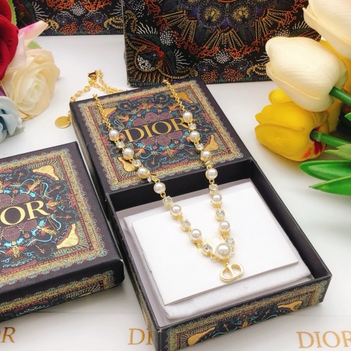 Replica Christian Dior Necklaces #1252794 $38.00 USD for Wholesale