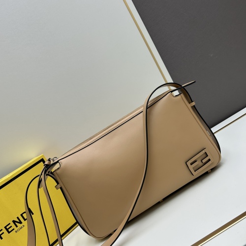 Wholesale Fendi AAA Quality Shoulder Bags For Women #1252844 $92.00 USD, Wholesale Quality Replica Fendi AAA Quality Shoulder Bags