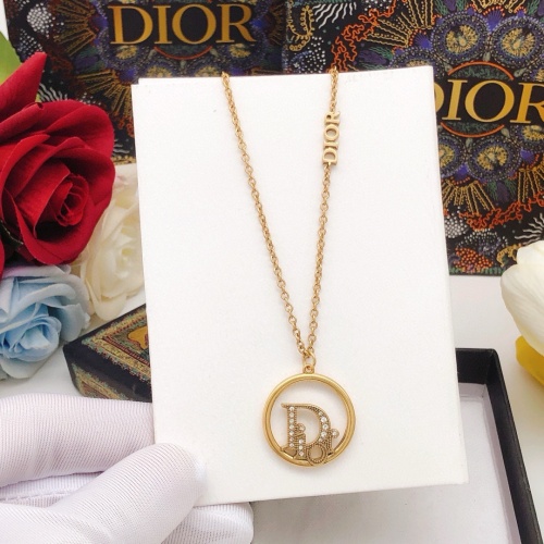 Replica Christian Dior Necklaces #1252849 $29.00 USD for Wholesale