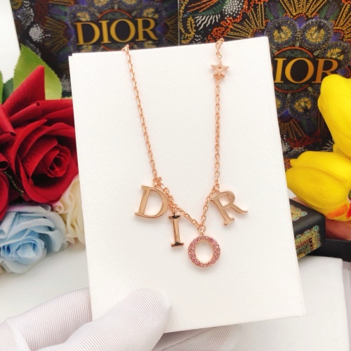 Replica Christian Dior Necklaces #1252856 $32.00 USD for Wholesale