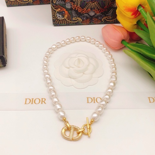 Wholesale Christian Dior Necklaces For Women #1252858 $32.00 USD, Wholesale Quality Replica Christian Dior Necklaces