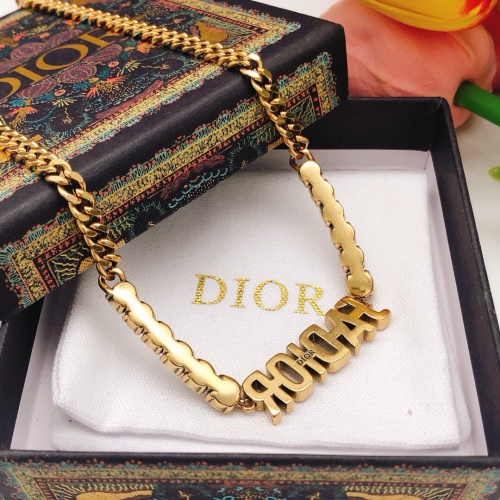 Replica Christian Dior Necklaces #1252860 $32.00 USD for Wholesale