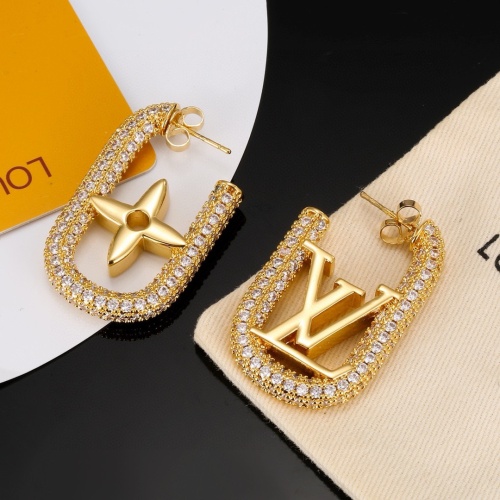 Wholesale Louis Vuitton Earrings For Women #1252885 $34.00 USD, Wholesale Quality Replica Louis Vuitton Earrings