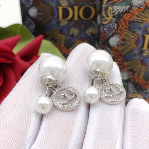 Replica Christian Dior Earrings For Women #1252943 $27.00 USD for Wholesale