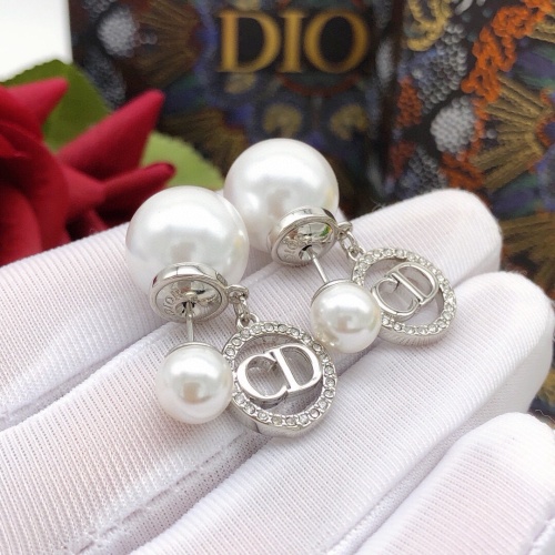 Replica Christian Dior Earrings For Women #1252943 $27.00 USD for Wholesale