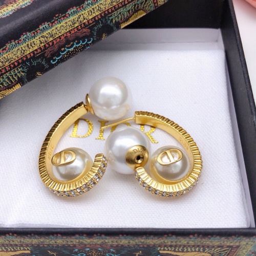 Replica Christian Dior Earrings For Women #1252946 $27.00 USD for Wholesale