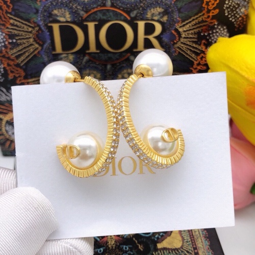 Replica Christian Dior Earrings For Women #1252946 $27.00 USD for Wholesale