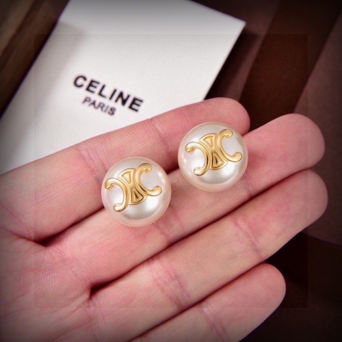 Replica Celine Earrings For Women #1252947 $27.00 USD for Wholesale