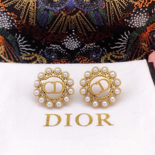 Wholesale Christian Dior Earrings For Women #1252949 $27.00 USD, Wholesale Quality Replica Christian Dior Earrings