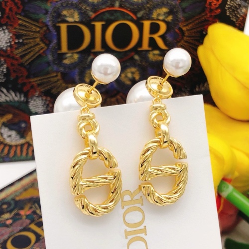 Replica Christian Dior Earrings For Women #1252950 $29.00 USD for Wholesale