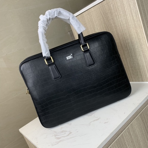 Wholesale Mont Blanc AAA Man Handbags #1252968 $160.00 USD, Wholesale Quality Replica Mont Blanc AAA Man Handbags