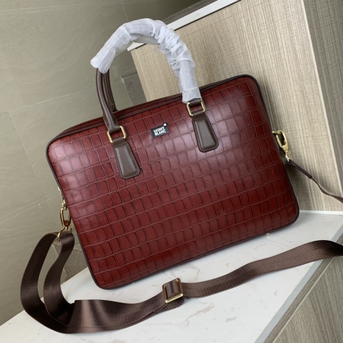 Wholesale Mont Blanc AAA Man Handbags #1252969 $160.00 USD, Wholesale Quality Replica Mont Blanc AAA Man Handbags