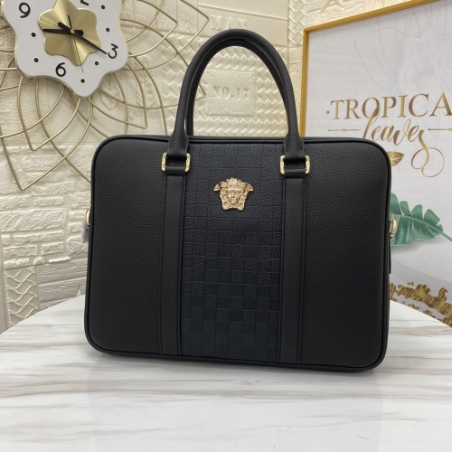 Wholesale Versace AAA Man Handbags #1252980 $251.24 USD, Wholesale Quality Replica Versace AAA Man Handbags